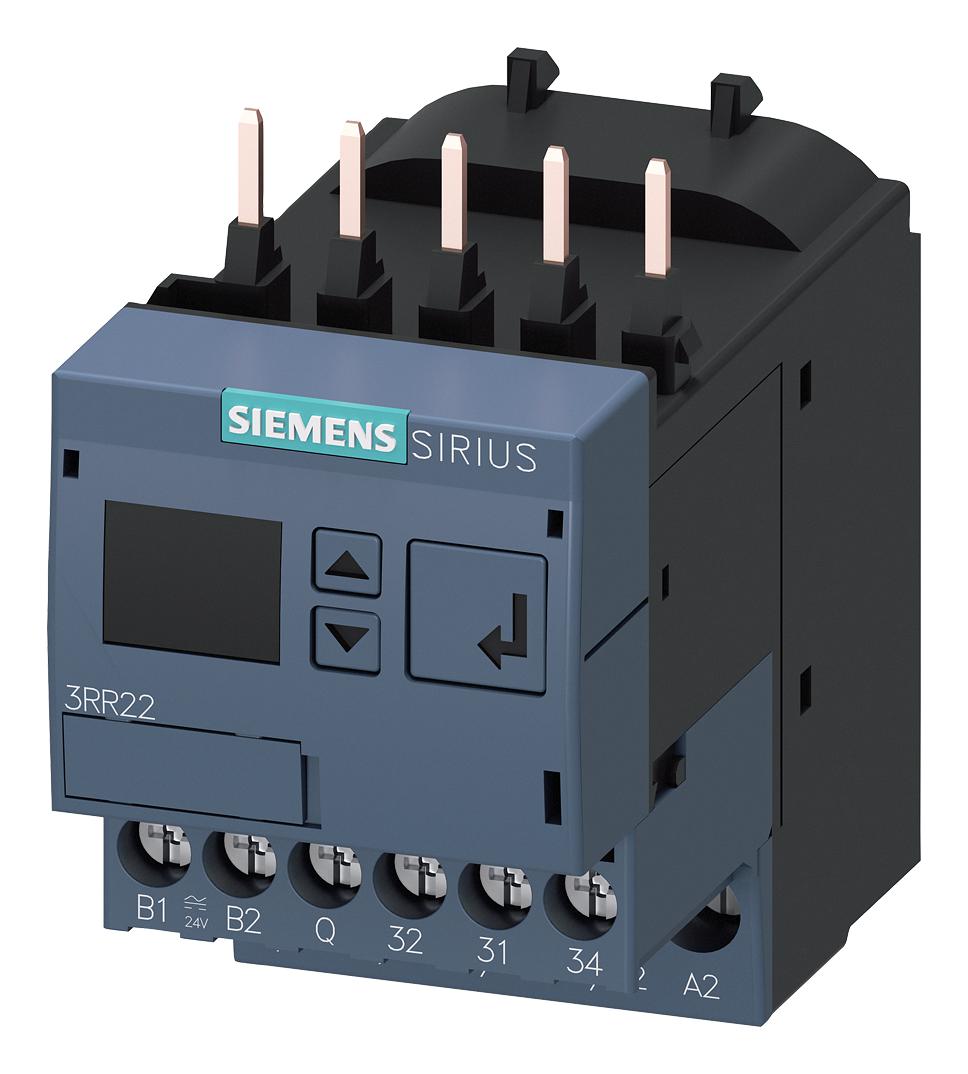 Siemens 3Rr2241-1Fa30 Current Sensing Relay, 3A/400Vac, Screw