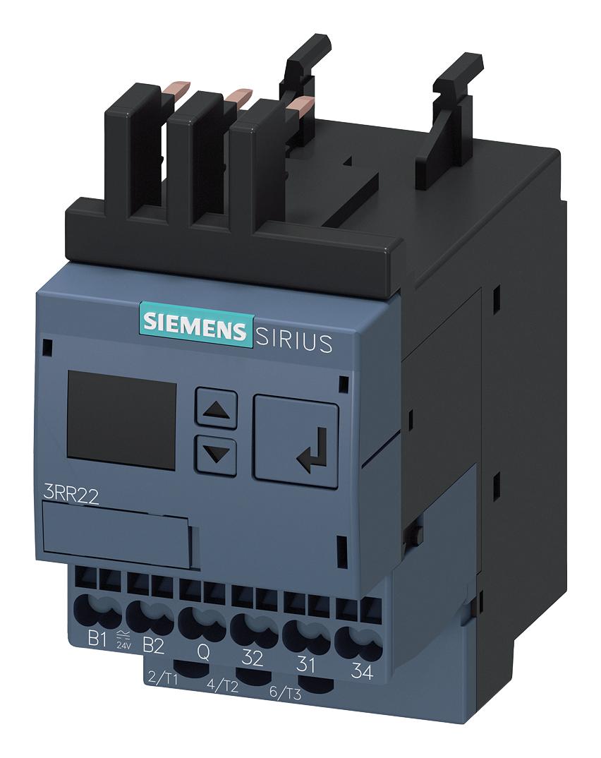 Siemens 3Rr2241-2Fw30 Current Sensing Relay, 3A/400Vac, Spring