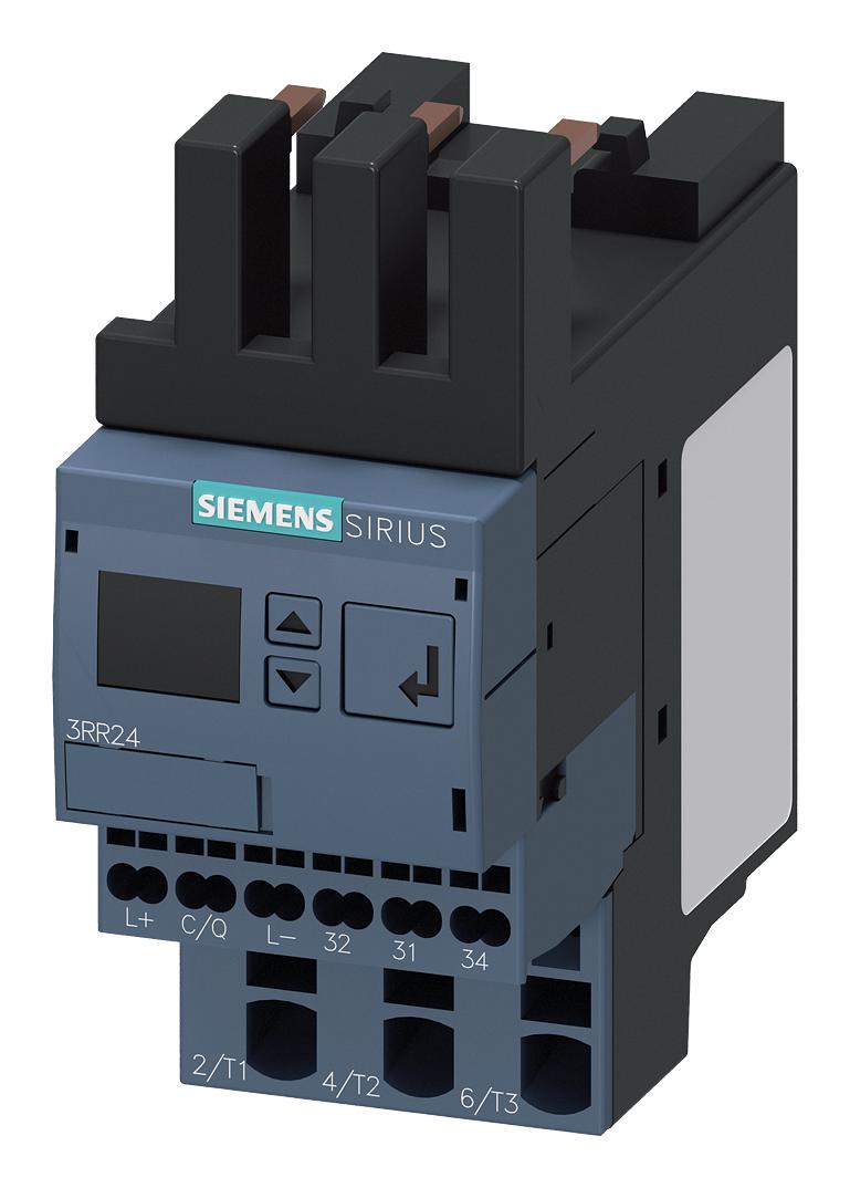 Siemens 3Rr2442-2Aa40 Current Sensing Relay, 3A/230Vac, Spring