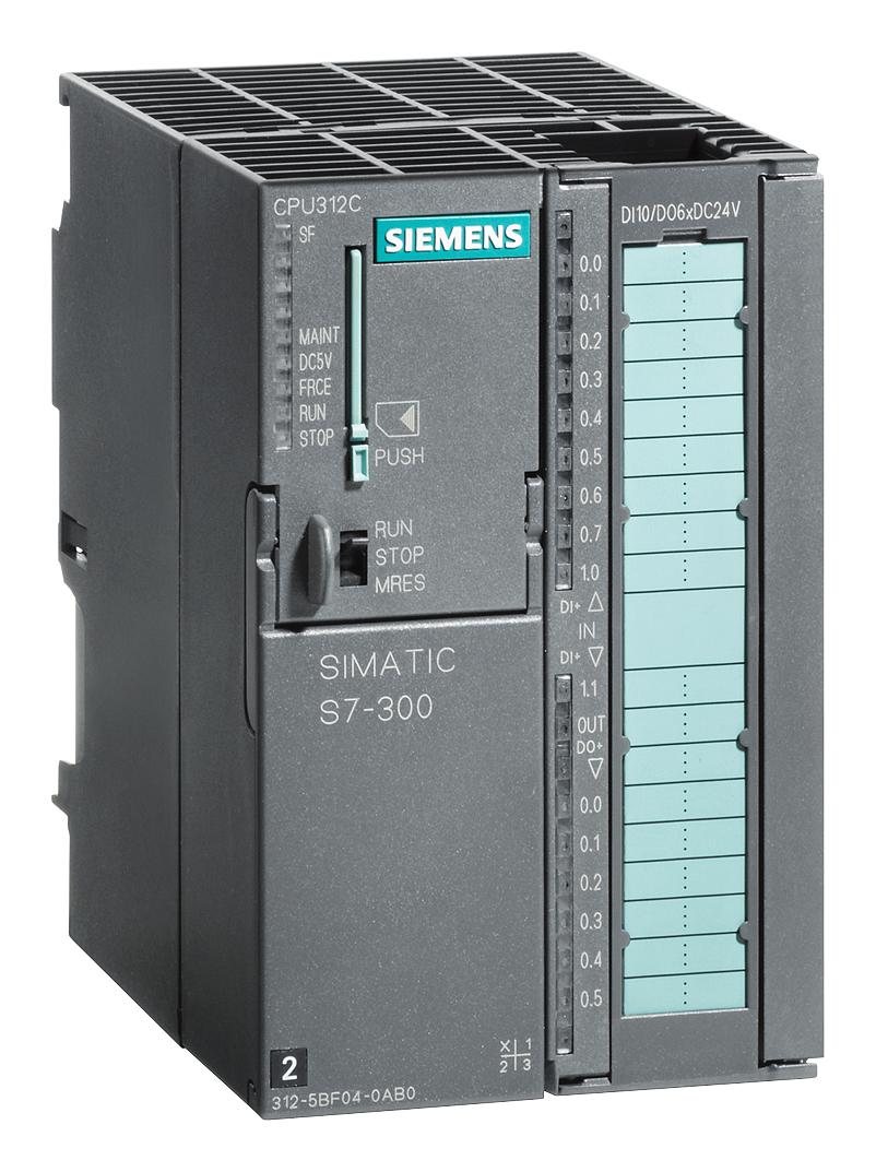 Siemens 6Es7312-5Bf04-0Ab0 Plc Programmer, 10I/p, 6O/p, 24Vdc