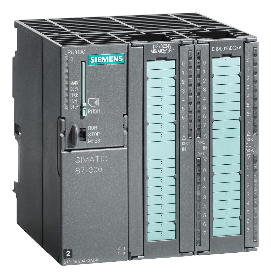 Siemens 6Es7313-5Bg04-0Ab0 Plc Programmer, 28I/p, 18O/p, 24Vdc