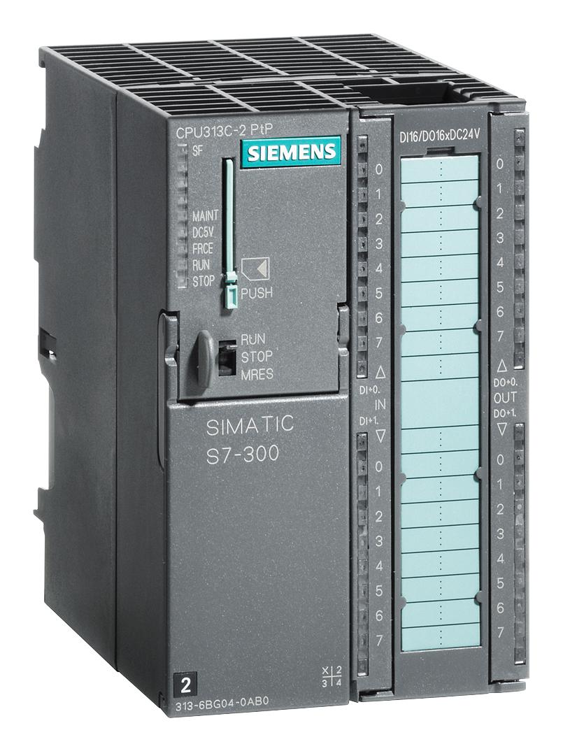 Siemens 6Es7313-6Bg04-0Ab0 Plc Programmer, 16I/p, 16O/p, 24Vdc