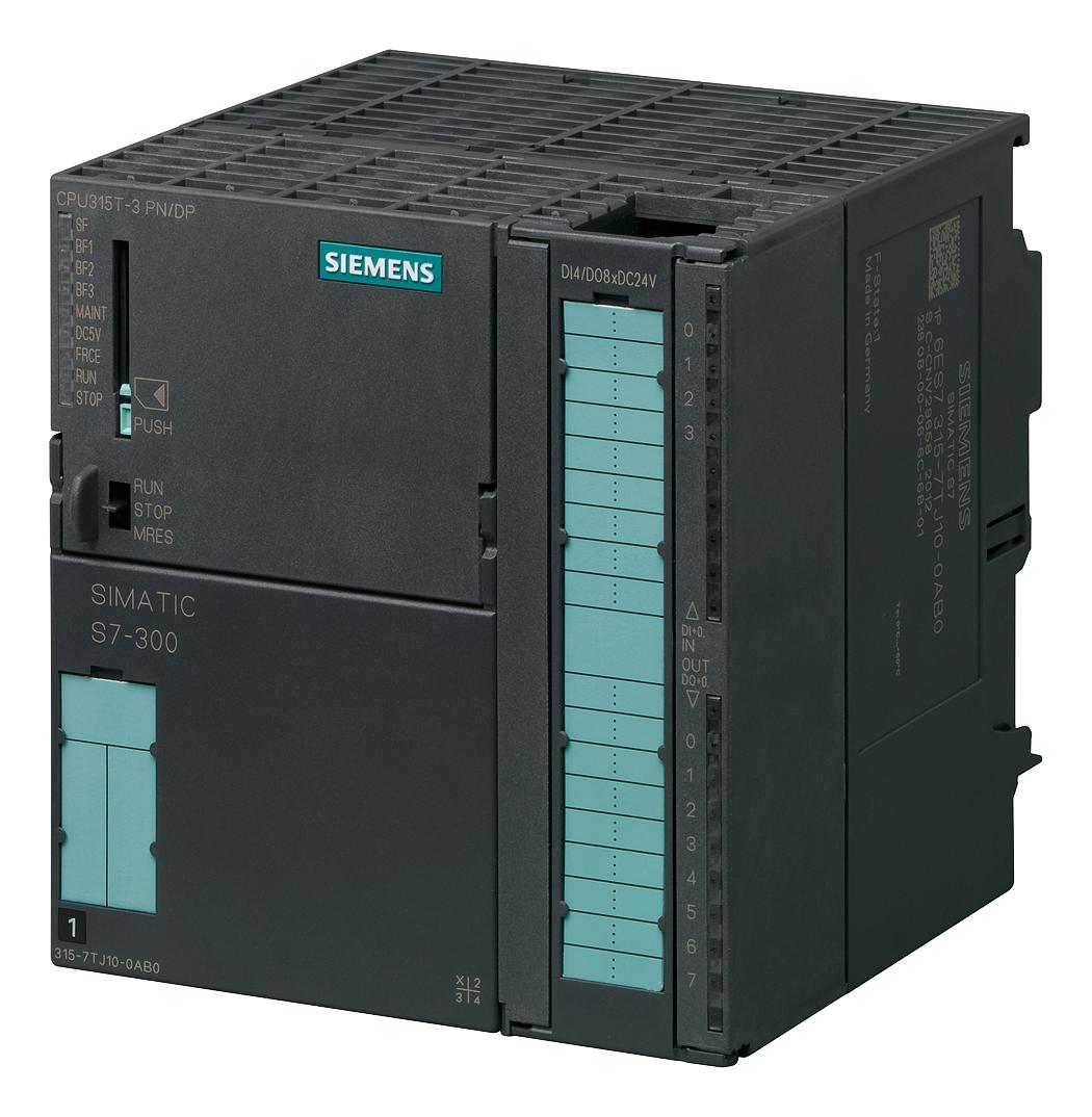 Siemens 6Es7315-7Tj10-0Ab0 Plc Programmer, 4I/p, 8O/p, 24Vdc