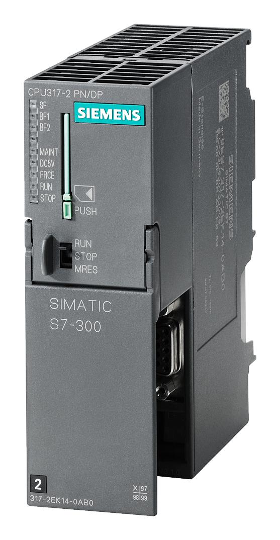 Siemens 6Es7317-2Ek14-0Ab0 Plc Programmer, Rs485 Interface, 24Vdc