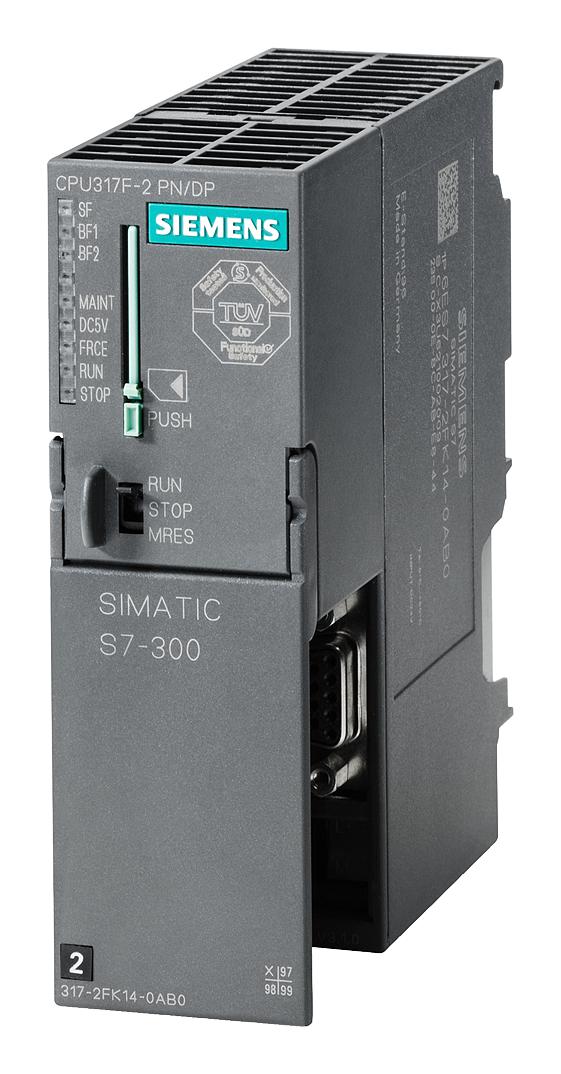 Siemens 6Es7317-2Fk14-0Ab0 Plc Programmer, Rs485 Interface, 24V