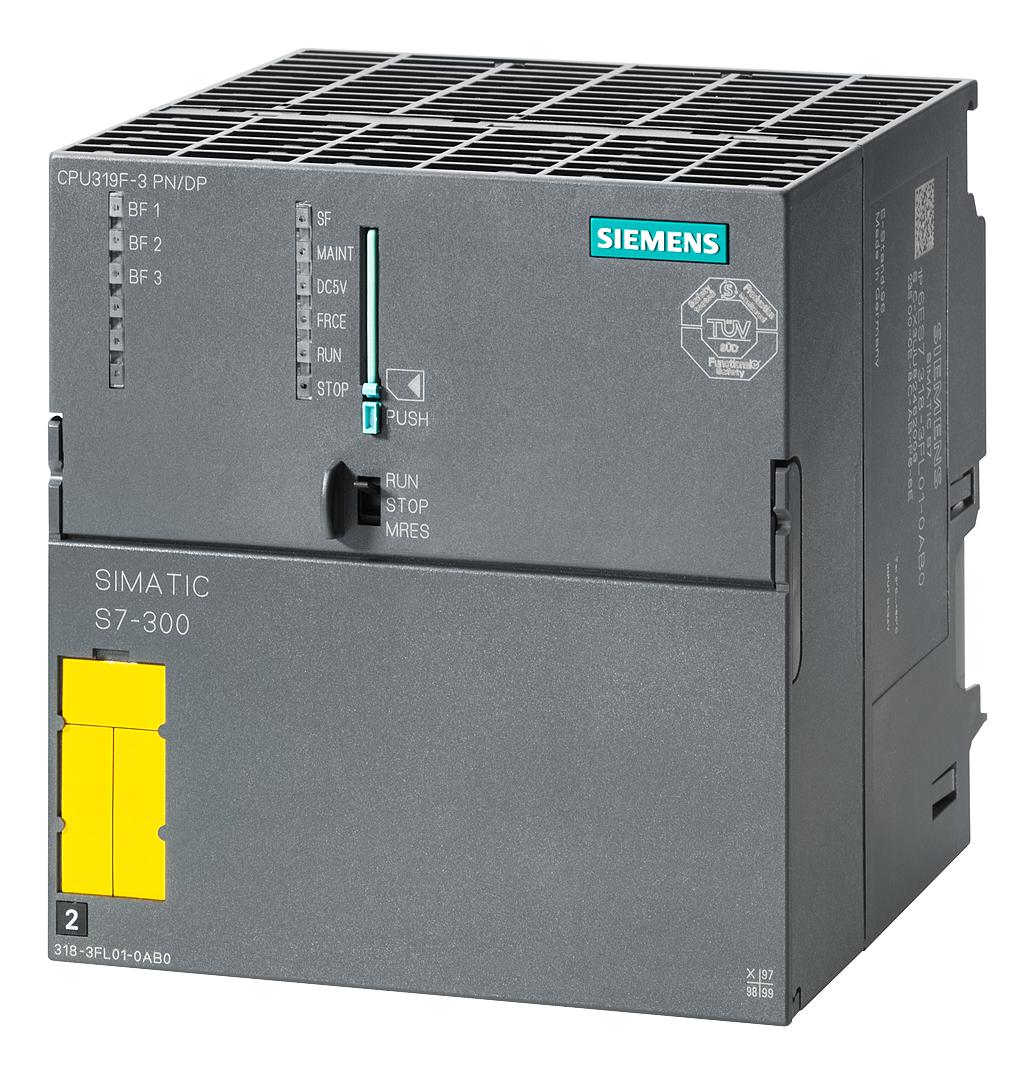 Siemens 6Es7318-3Fl01-0Ab0 Plc Programmer, 2 X Rs485 Interface, 24V