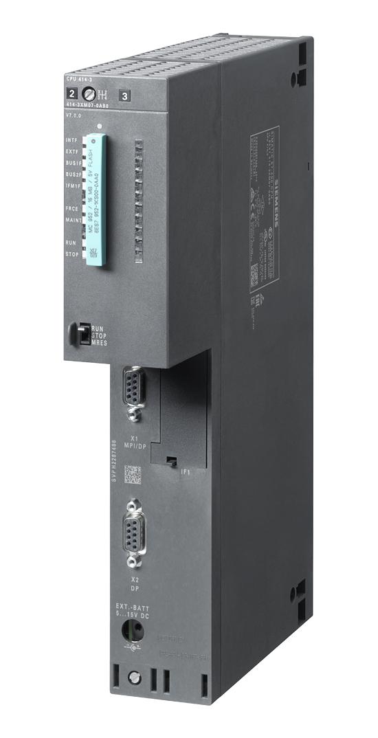 Siemens 6Es7414-3Xm07-0Ab0 Plc Programmer, 2 X Rs485 Interface, 24V