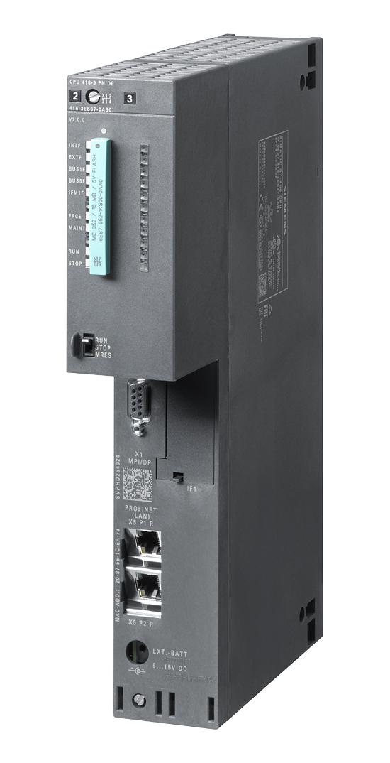 Siemens 6Es7416-3Es07-0Ab0 Plc Programmer, Rs485 Interface, 24V