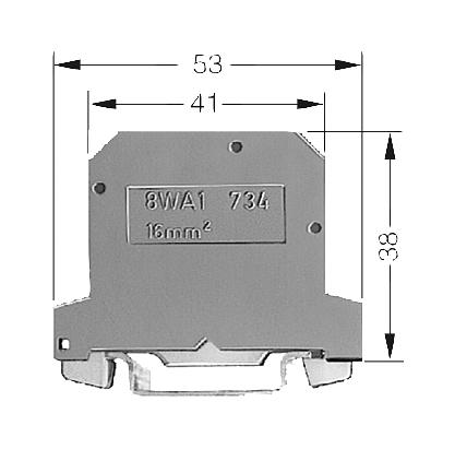 Siemens 8Wa1011-1Pk00 Terminal Blocks