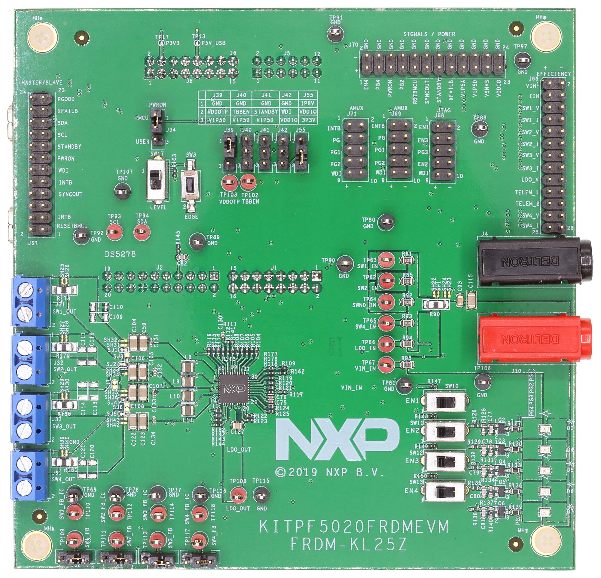 NXP Semiconductors Semiconductors Kitpf5020Frdmevm Eval Brd, 5 Channel, Buck Converter