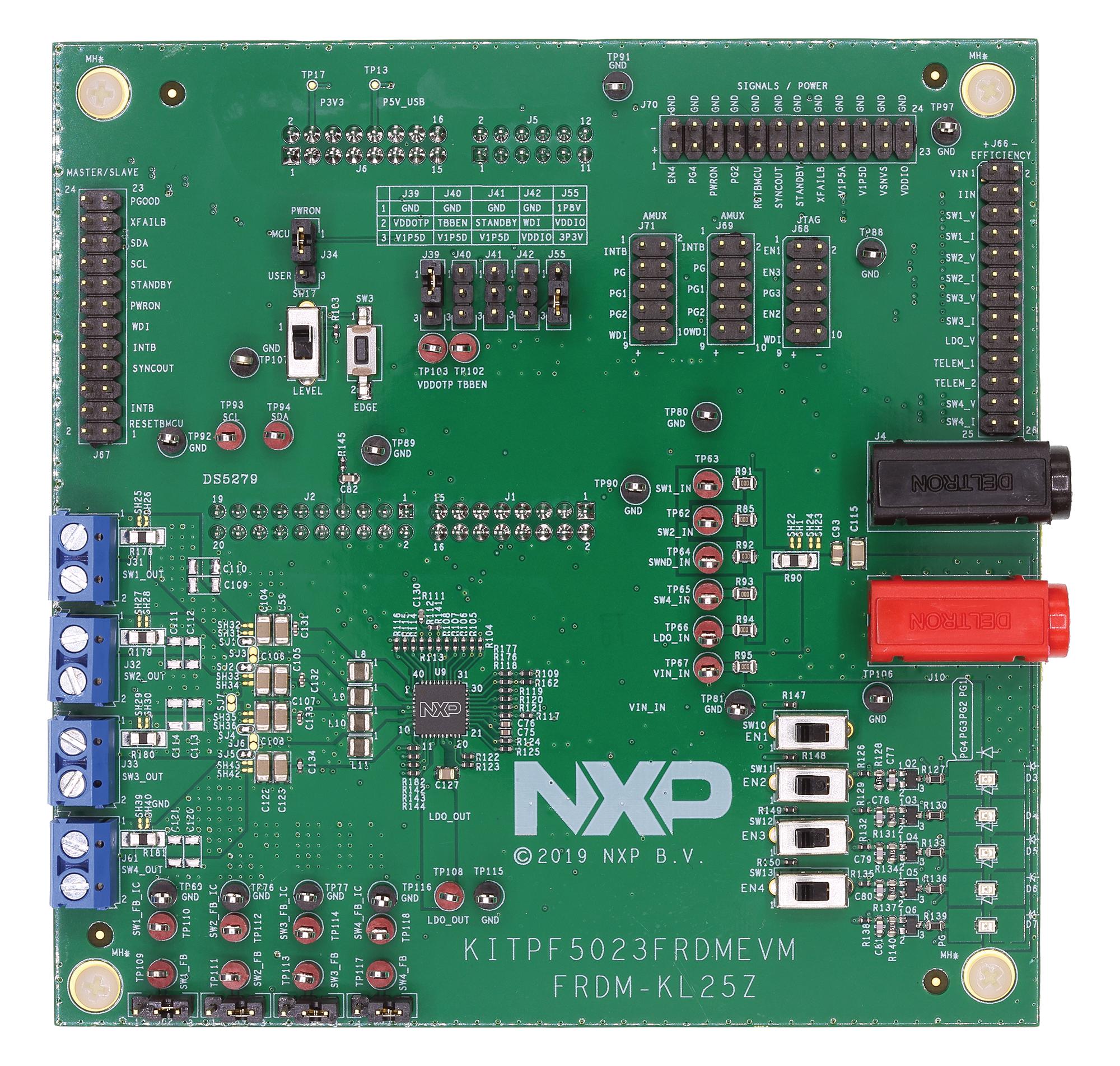 NXP Semiconductors Semiconductors Kitpf5023Frdmevm Eval Board, 3 Channel, Buck Converter