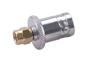 Huber+Suhner 33smc-Bnc-50-2/1--ne Rf Adapter, Smc Plug-Bnc Jack, 50 Ohm