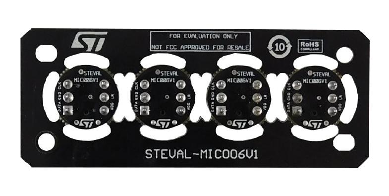 STMicroelectronics Steval-Mic006V1 Microphone Coupon Board, Digital Mems