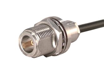 Huber+Suhner 24n-50-7-8/133ne Rf Coax Connector, N Jack, 50 Ohm, Cable