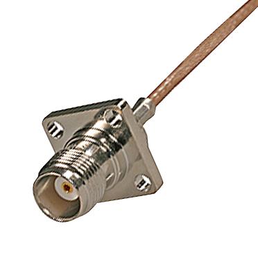 Huber+Suhner 25tnc-50-2-19/133ne Rf Coax Connector, Tnc Jack, 50 Ohm, Cable