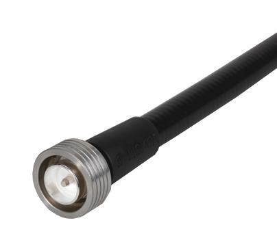 Huber+Suhner 114310-50-12-Z2/033-E Rf Coax Connector, 4.3/10 Plug, 50 Ohm, Cable