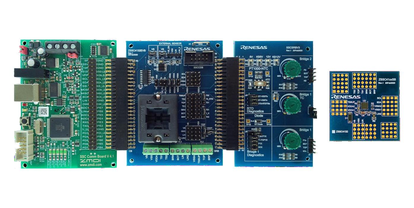 Renesas Zssc4132Kit Eval Kit, Sensor Signal Conditioner