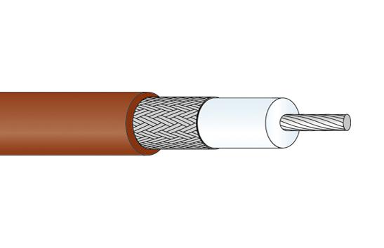 Huber+Suhner Rg196a/u Coax Cable Wire, 1.83mm, 50 Ohm, 1M