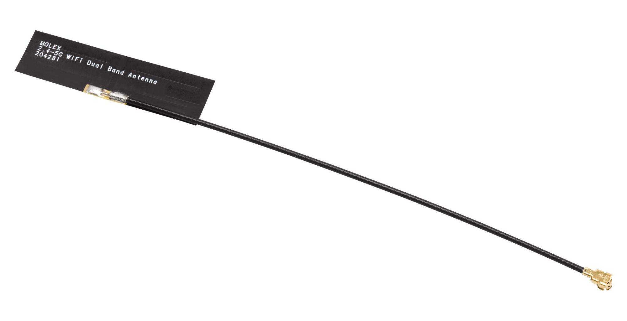 Molex 204281-0150 Wifi Antenna, 5.15-5.85Ghz, 3.1Dbi