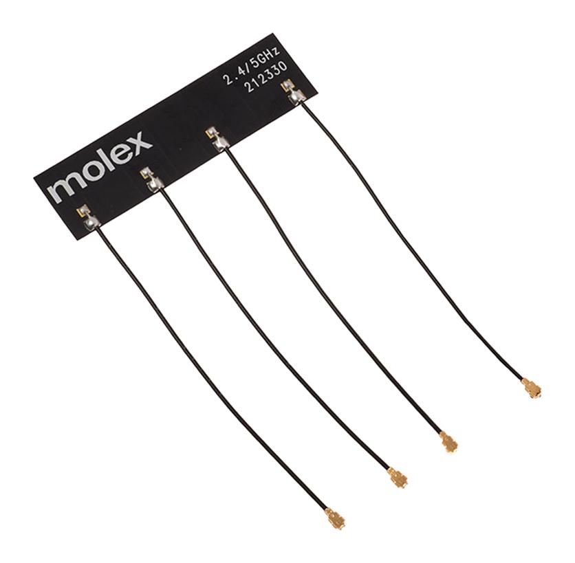 Molex 212330-0100 Mimo Wifi Antenna, 5.15-5.85Ghz, 3.9Dbi