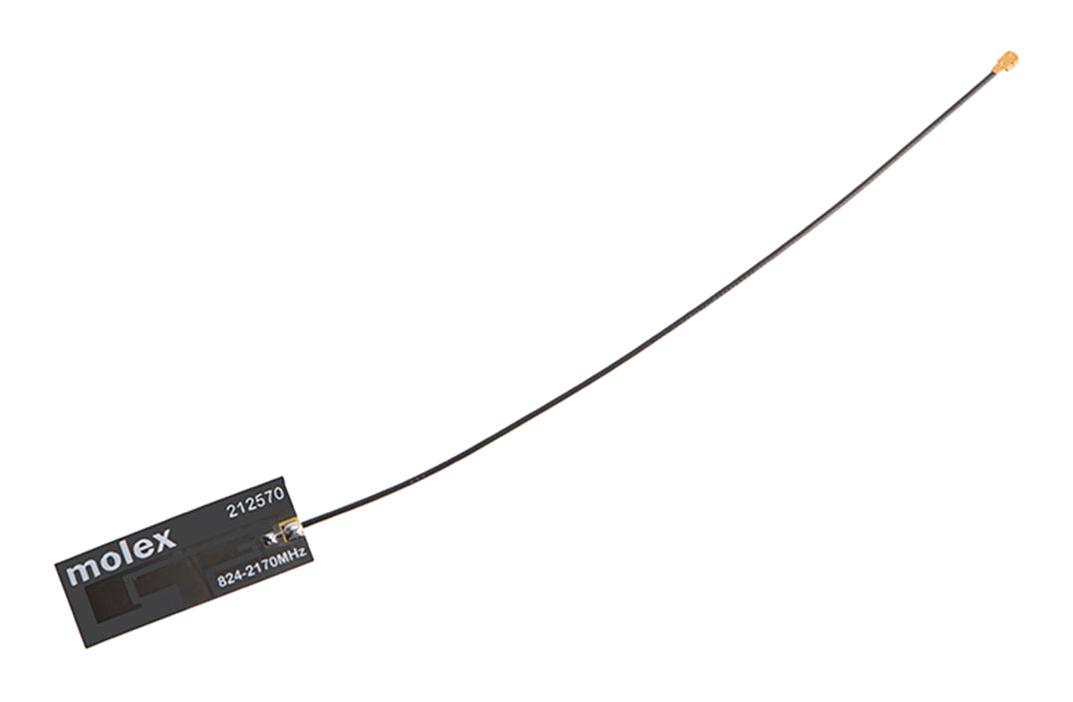 Molex 212570-0150 Cellular Antenna, 1.71-2.17Ghz, 1.76Dbi