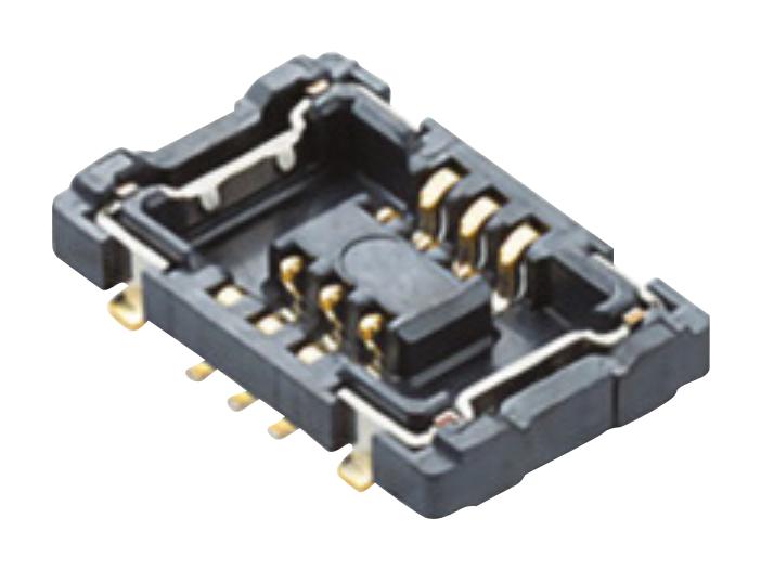 Molex 503548-0622 Mezzanine Connector, Rcpt, 6Pos, 2Row, 0.4mm