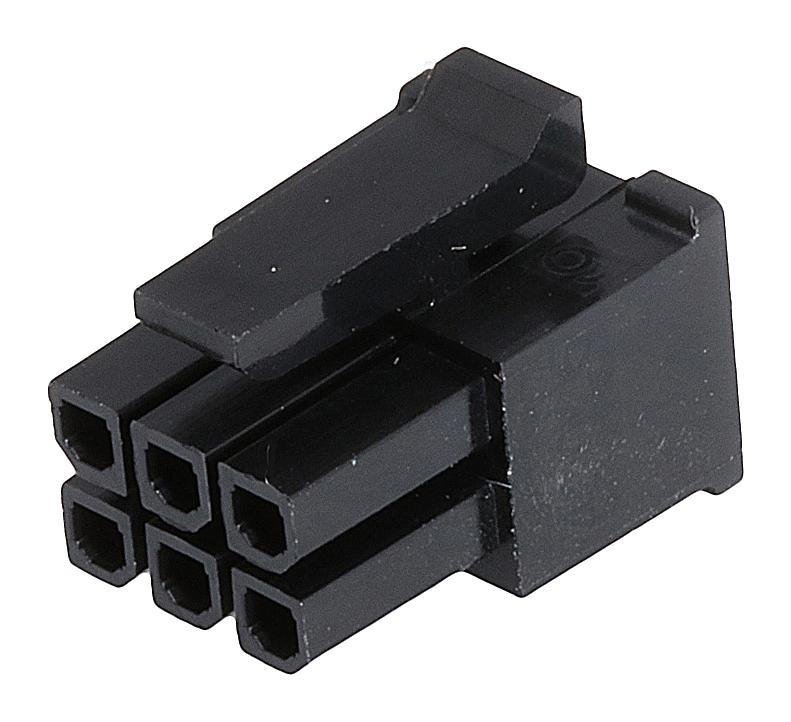 Molex/partner Stock 43025-0610 Connector Housing, Rcpt, 6Pos, 3mm