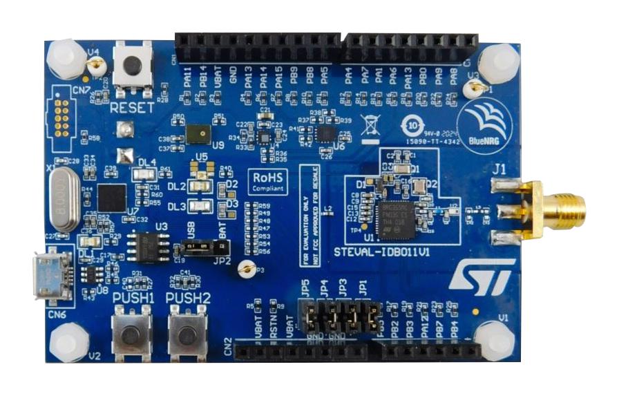 STMicroelectronics Steval-Idb011V1 Eval Board, Bluetooth Low Energy, Soc