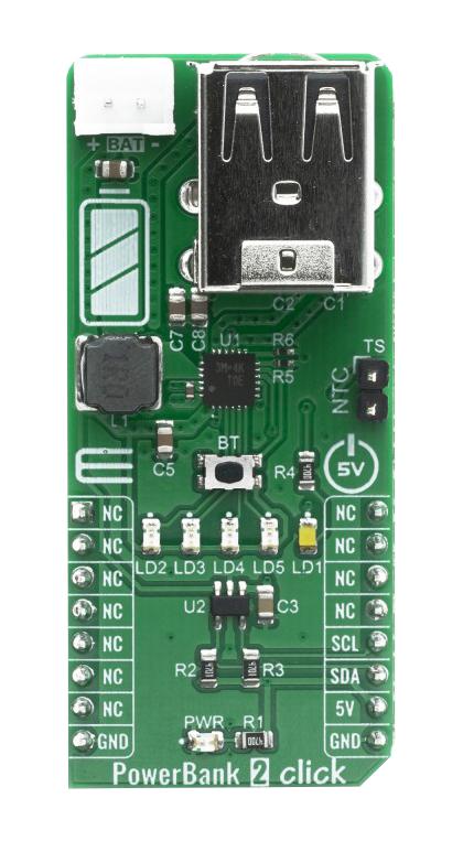 MikroElektronika Mikroe-4116 Click Brd, Battery Charger, Optical, I2C