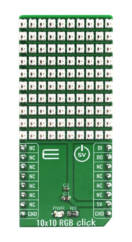 MikroElektronika Mikroe-4115 Click Brd, Led Matrix, Optical, Gpio, 5V