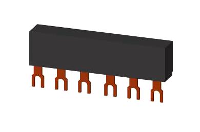 Siemens 3Rv19151Ab 3-Ph Busbar, 2 Switch, Circuit Breaker