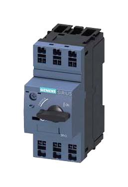 Siemens 3Rv20110Ka20 Thermal Mag Ckt Breaker, 3P, 1.25A, 690V