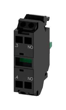 Siemens 3Su14001Aa103Ba0 Sw Contact Block, 1 Pole, 10A/24V/spring