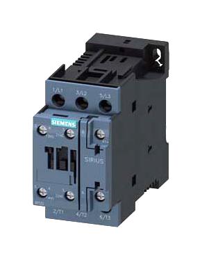 Siemens 3Rt20281Bb40 Contactor, 3Pst-No, 24V, Din Rail/panel