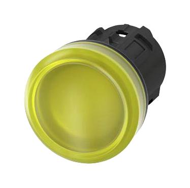 Siemens 3Su10016Aa300Aa0 Actuator, 22mm Indicator Light, Yellow