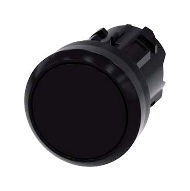 Siemens 3Su10000Ab100Aa0 Actuator, 22mm Pushbutton Switch, Black