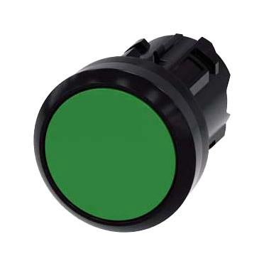 Siemens 3Su10000Ab400Aa0 Actuator, 22mm Pushbutton Switch, Green