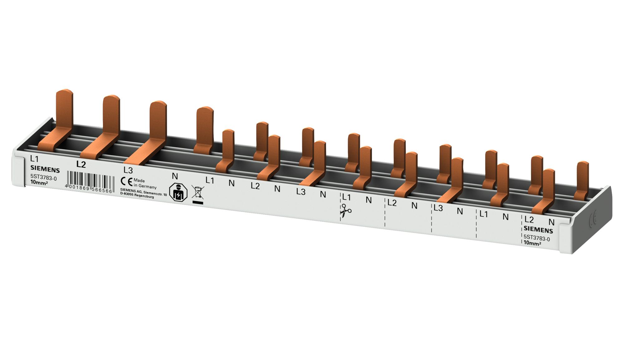 Siemens 5St3783-0 Compact Pin Busbar, 3Ph, Circuit Breaker