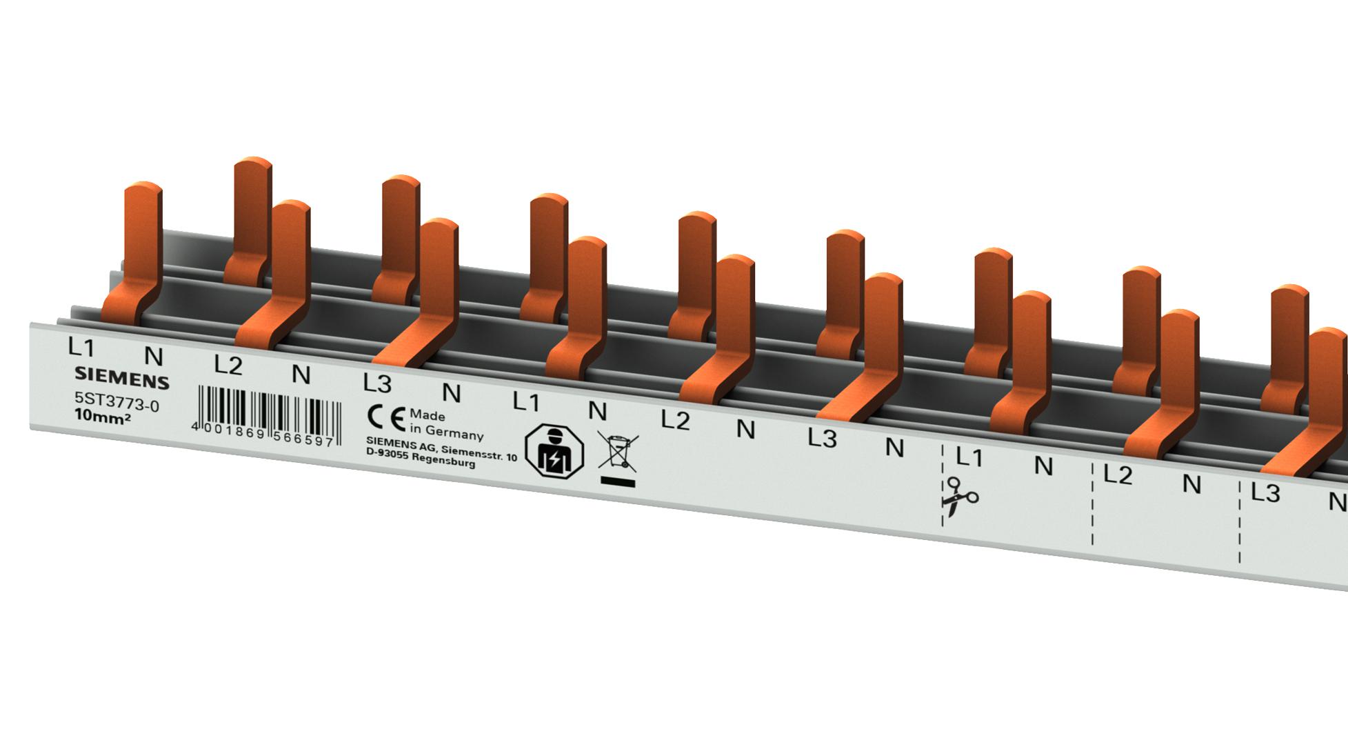 Siemens 5St3773-0 Compact Pin Busbar, 3Ph, Circuit Breaker