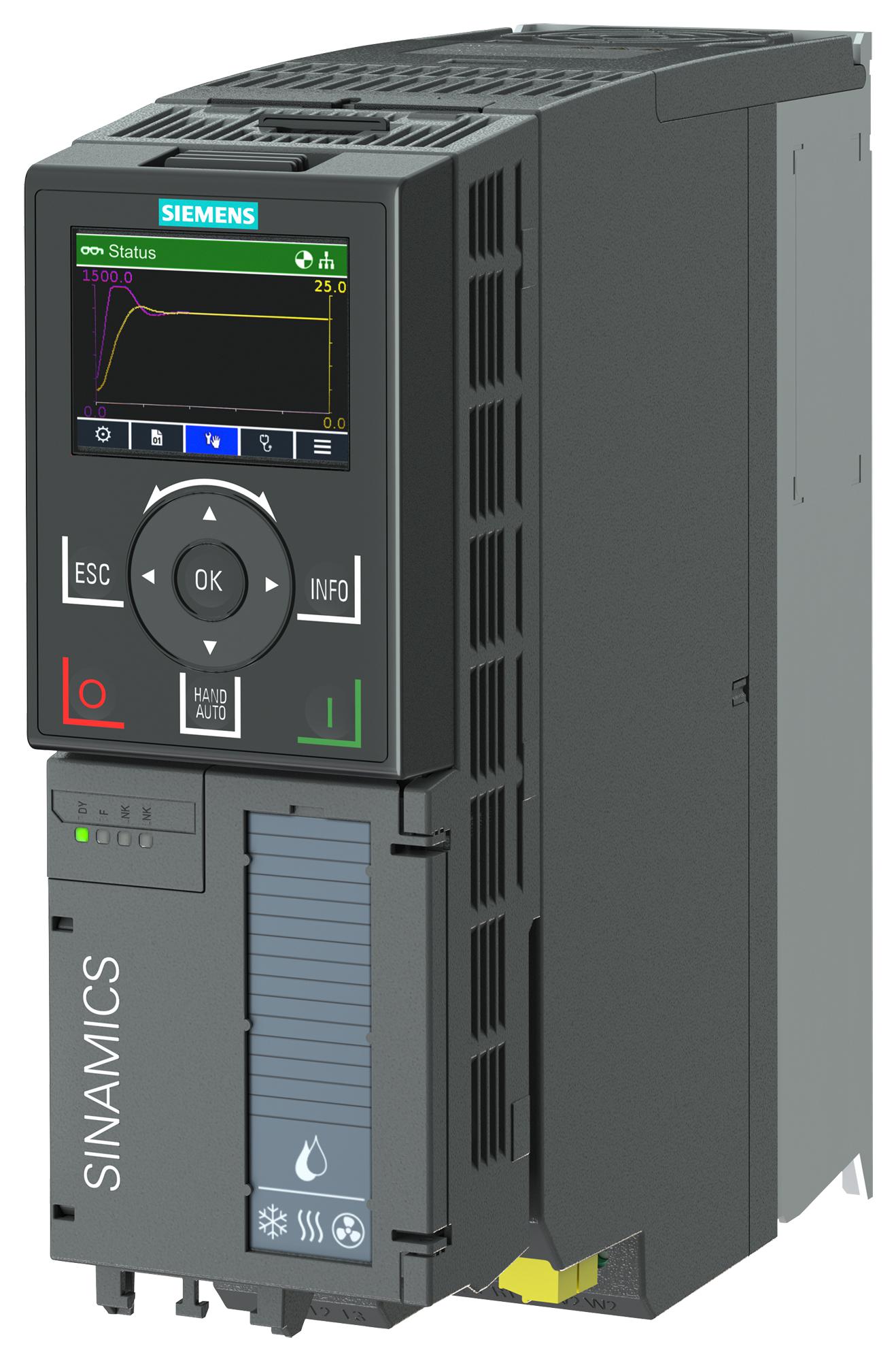 Siemens 6Sl3220-3Ye12-0Af0 Ac Motor Speed Controller, 3Ph, 380-480V