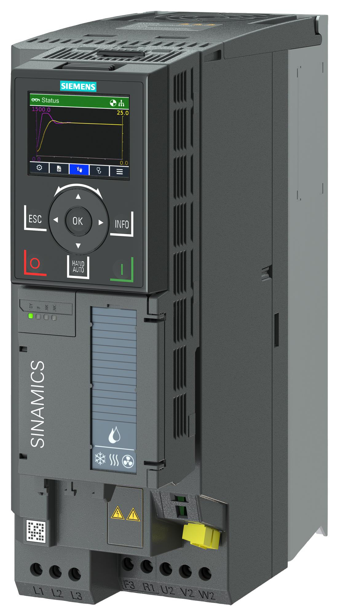 Siemens 6Sl3220-3Ye22-0Af0 Ac Motor Speed Controller, 3Ph, 380-480V