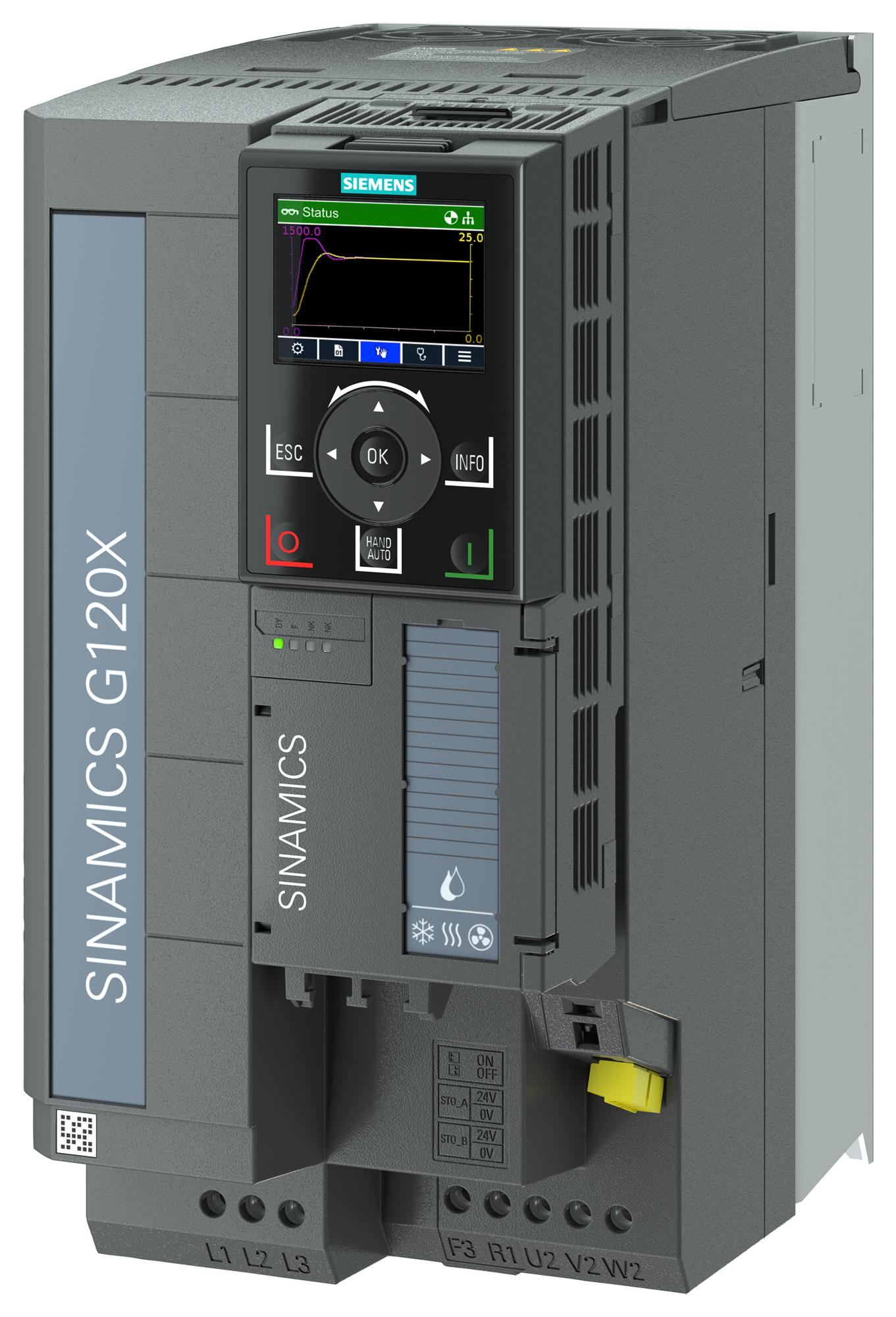 Siemens 6Sl3220-3Ye26-0Af0 Ac Motor Speed Controller, 3Ph, 380-480V