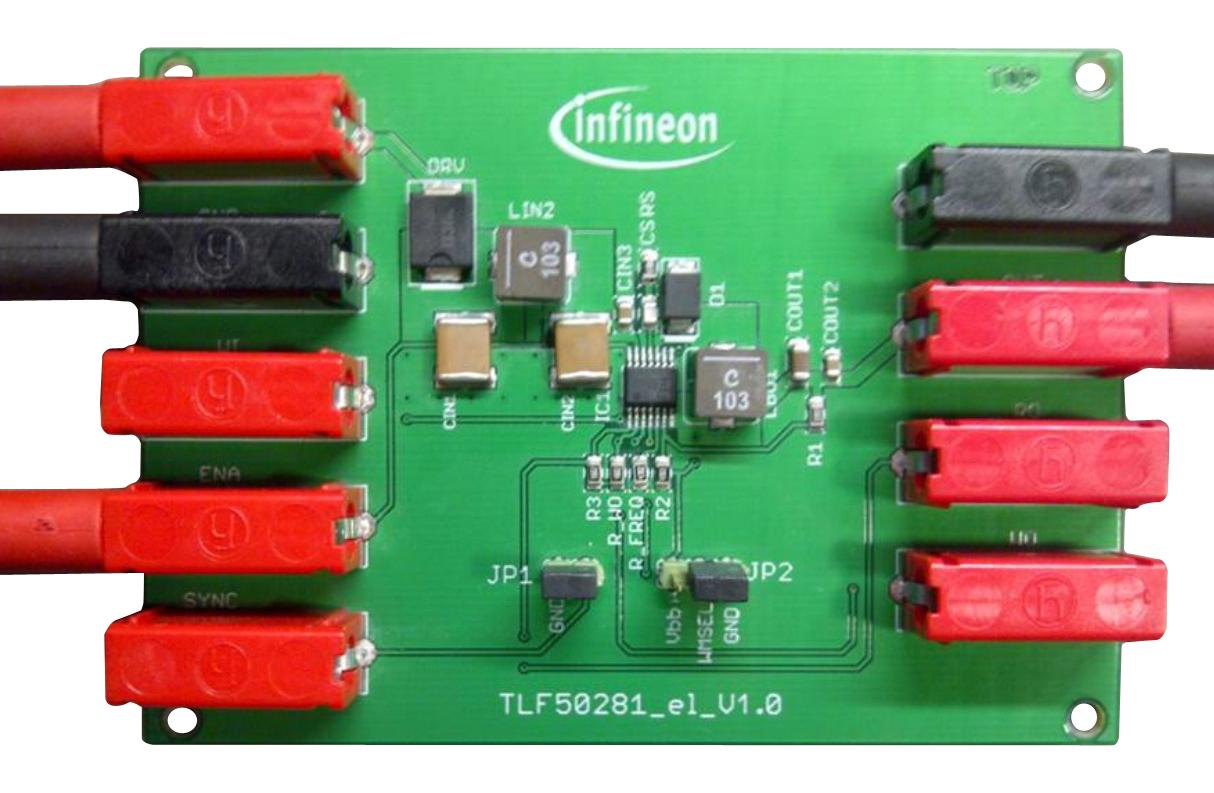 Infineon Demoboardtlf50281Eltobo1 Demo Board, Step Down Regulator