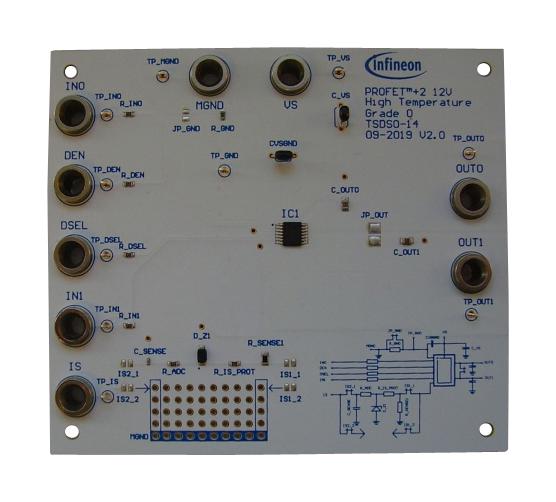 Infineon Shieldbts70802Epztobo1 Evaluation Board, High Side Switch