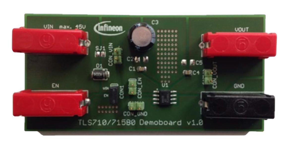 Infineon Tls710B0Ejv50Boardtobo1 Demo Board, Low Dropout Linear Regulator