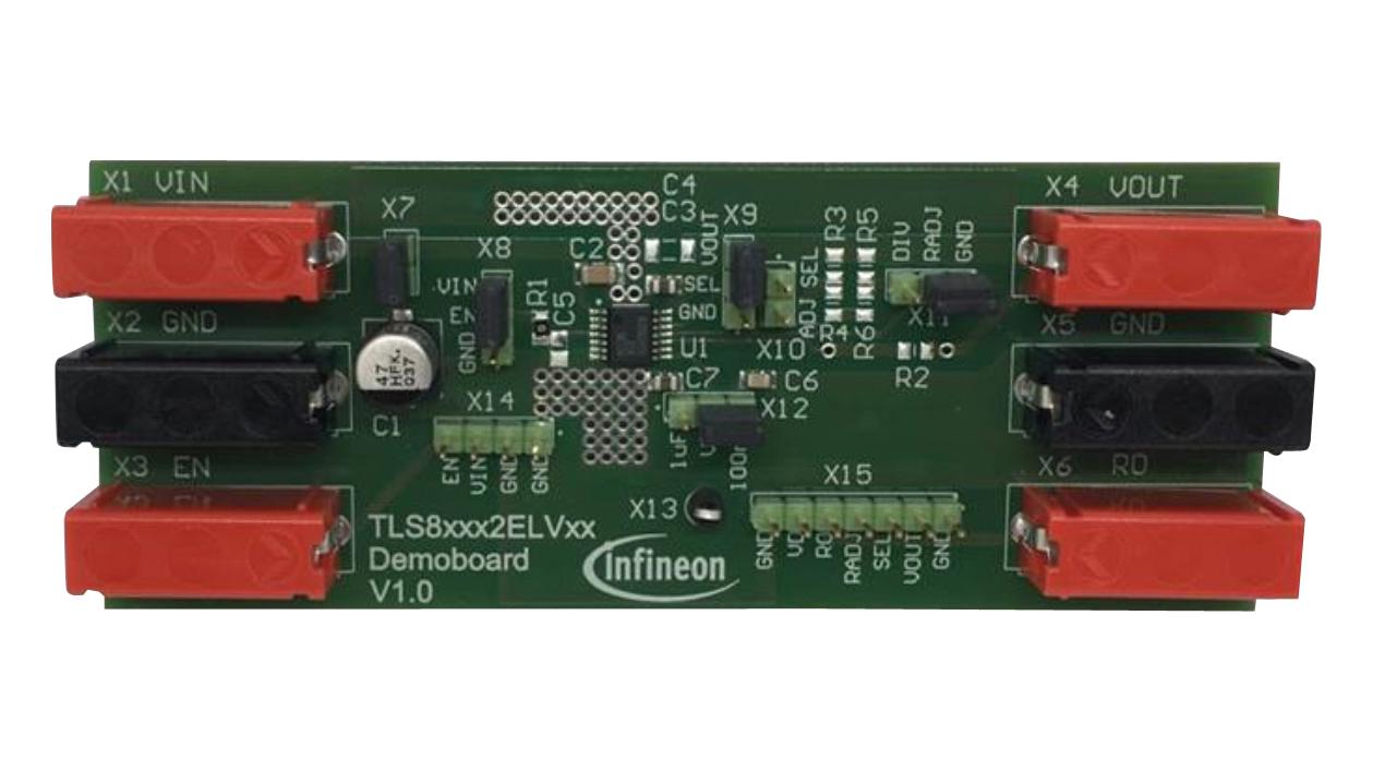 Infineon Tls835D2Elvseboardtobo1 Demo Board, Low Dropout Linear Regulator