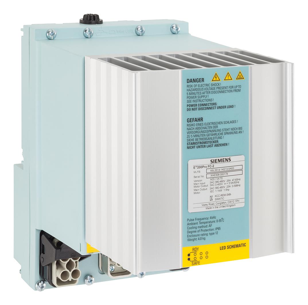 Siemens 6Sl3514-1Ke13-5Ae0 Ac Motor Speed Controller