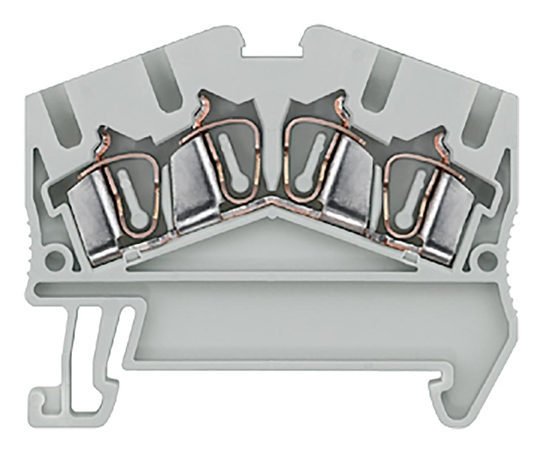 Siemens 8Wh2504-0Af00 Dinrail Terminal Block, 4Way, 4mm2