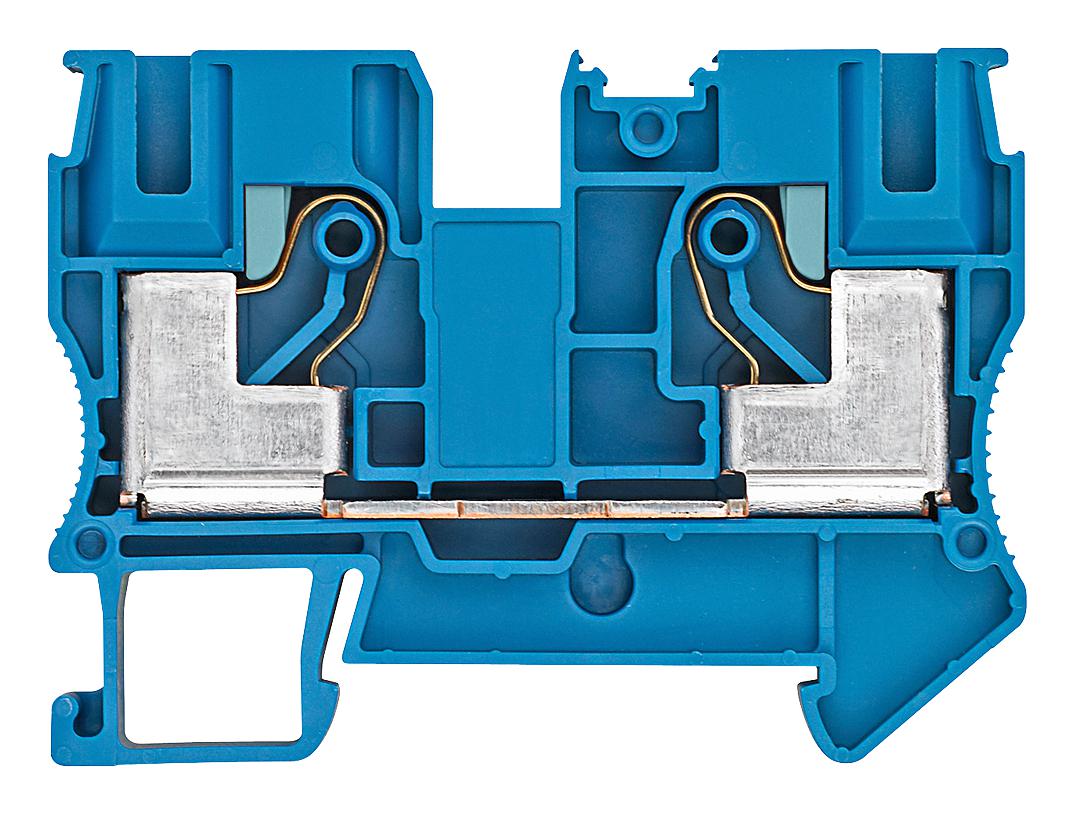 Siemens 8Wh6000-0Aj01 Dinrail Terminal Block, 2Way, 6Awg, Blu