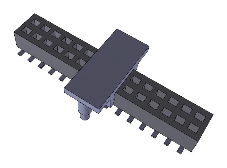 Samtec Clp-115-02-G-D-Be-Pa Connector, Rcpt, 30Pos, 2Row, 1.27mm